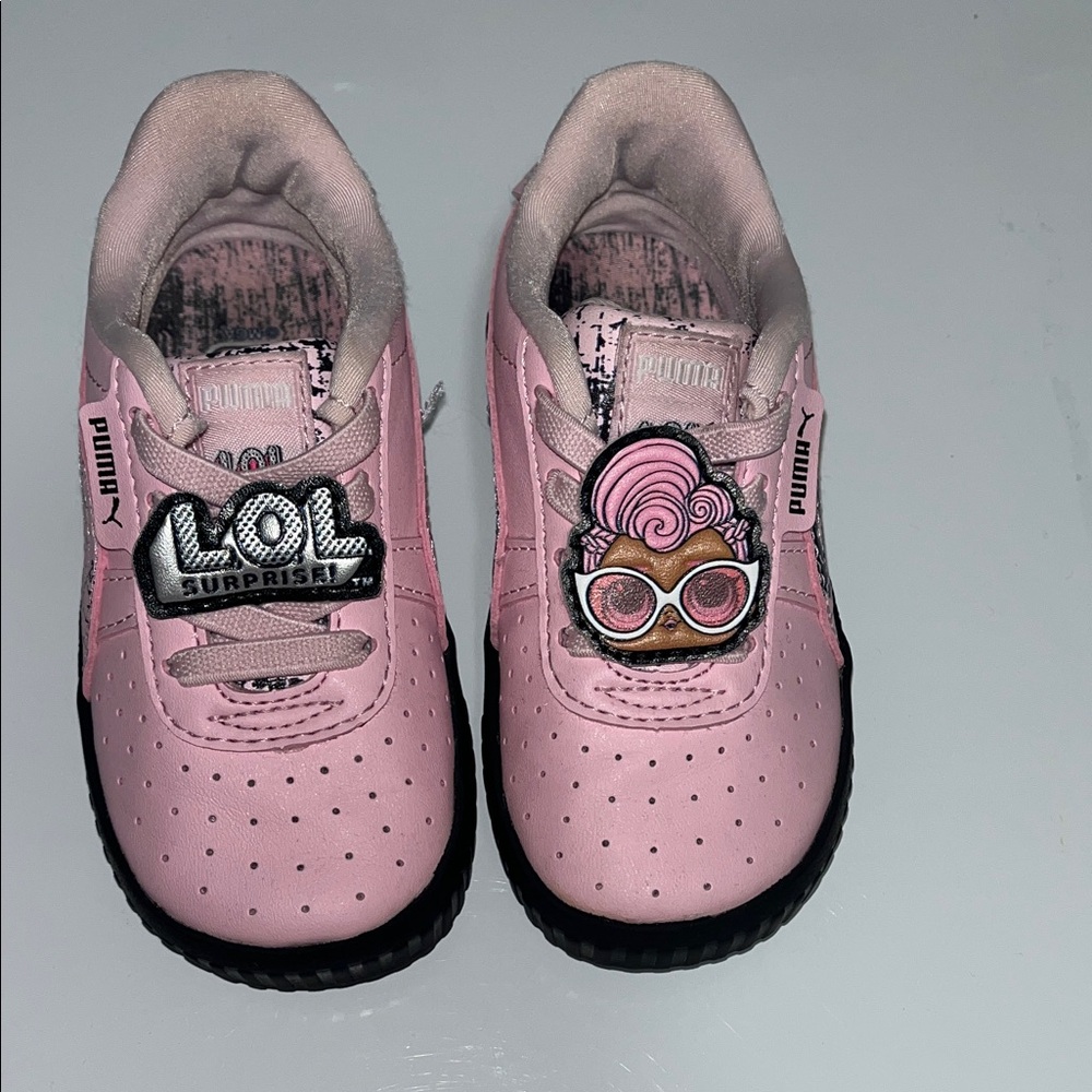 Puma Kids Sneakers in Pink with Fun Design